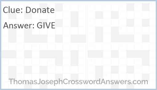 Donate Answer