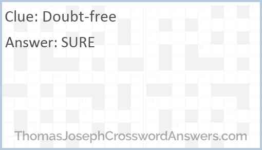 Doubt-free Answer