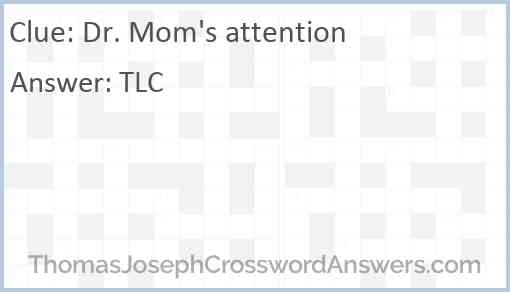 Dr. Mom's attention Answer