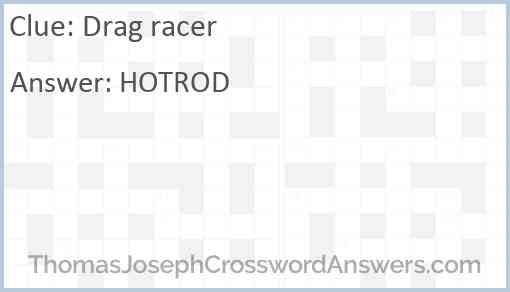 Drag racer Answer