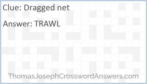 Dragged net Answer