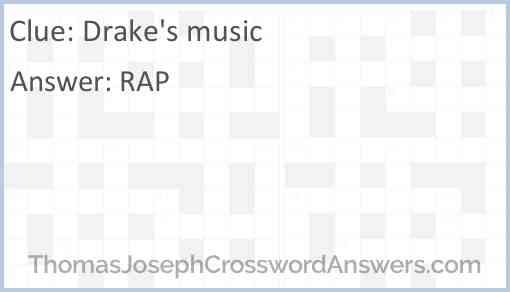 Drake’s music Answer