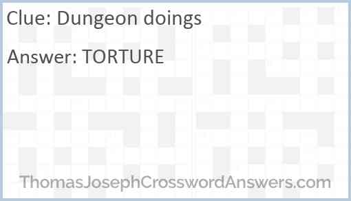 Dungeon doings Answer