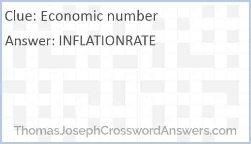 Economic number Answer
