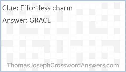 Effortless charm Answer