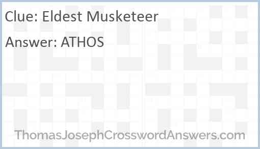 Eldest Musketeer Answer