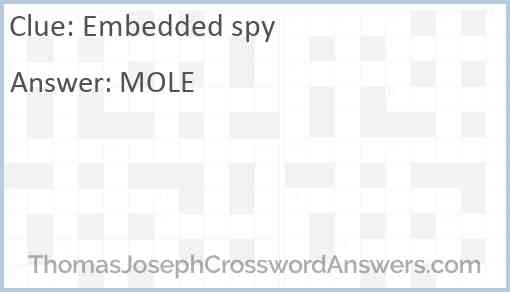 Embedded spy Answer