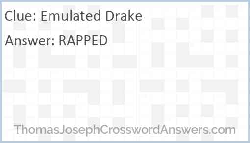 Emulated Drake Answer