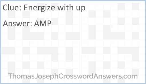 Energize with up Answer