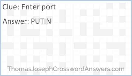 Enter port Answer