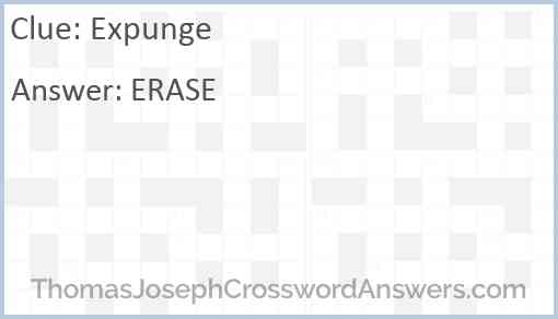 Expunge Answer