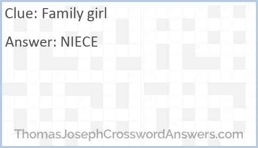 Family girl Answer