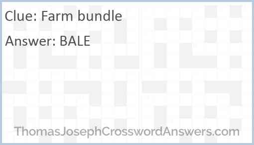 Farm bundle Answer