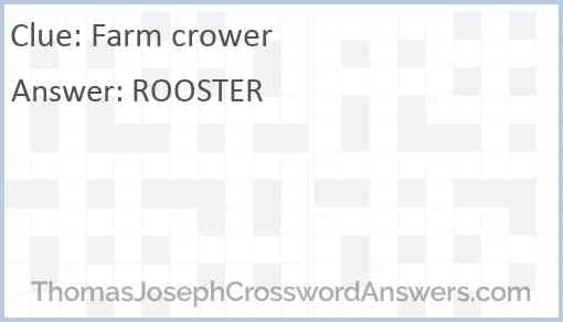 Farm crower Answer