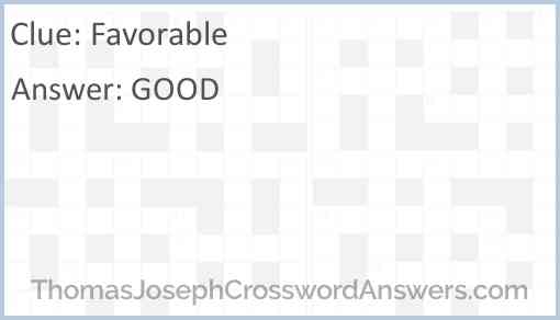 Favorable Answer