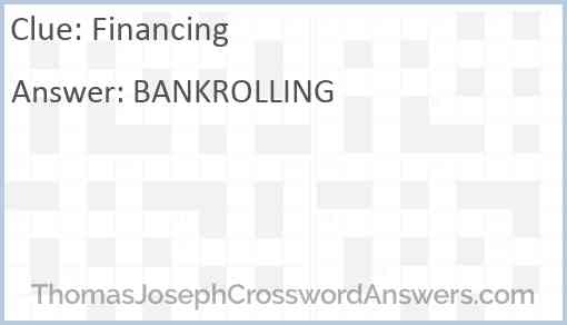 Financing Answer