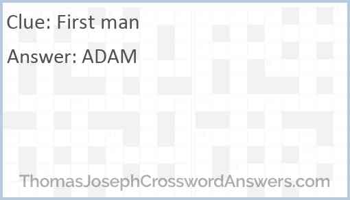 First man Answer