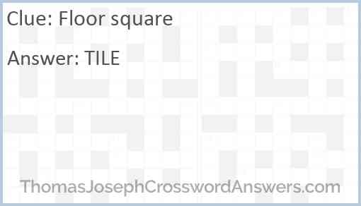 Floor square Answer