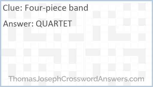 Four-piece band Answer