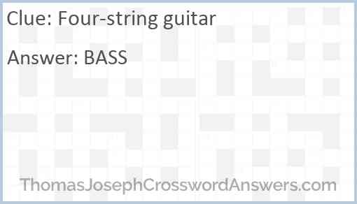 Four-string guitar Answer