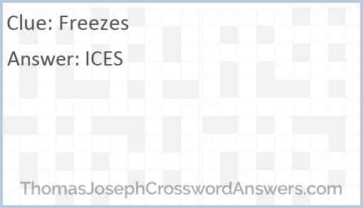 Freezes Answer