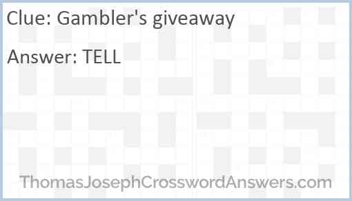 Gambler’s giveaway Answer