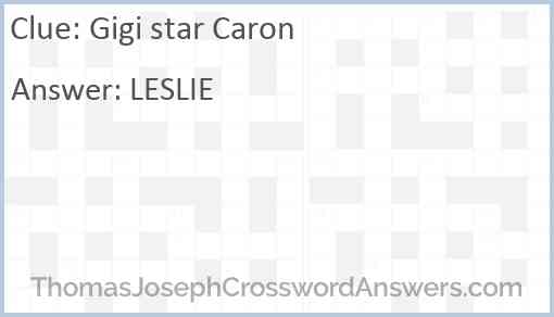 Gigi star Caron Answer