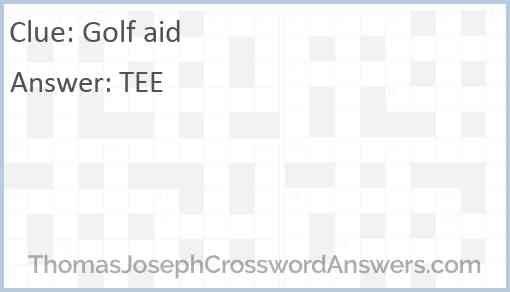 Golf aid Answer