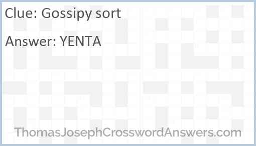 Gossipy sort Answer