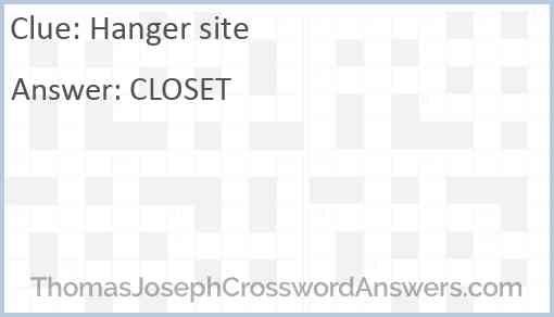 Hanger site Answer