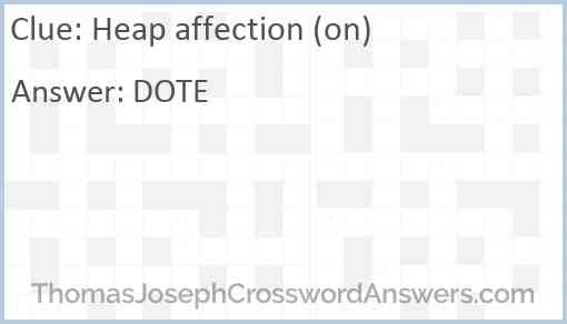 Heap affection (on) Answer