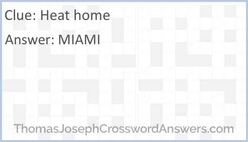 Heat home Answer