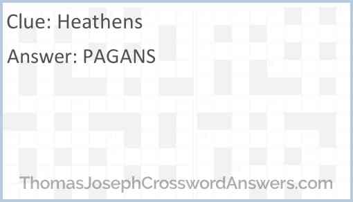 Heathens Answer