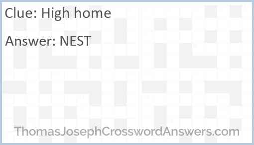 High home Answer