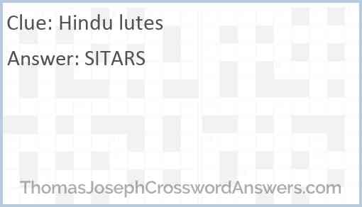 Hindu lutes Answer