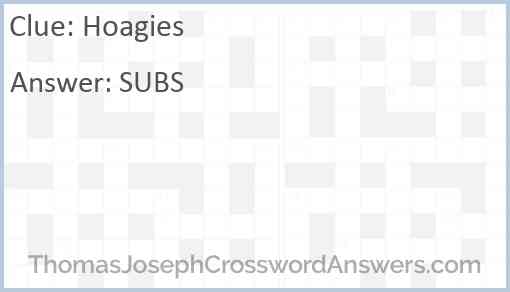 Hoagies Answer