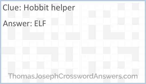 Hobbit helper Answer