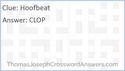 Hoofbeat Answer