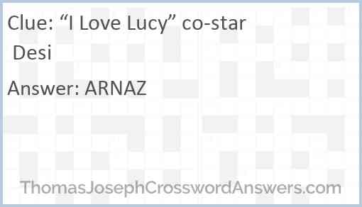 “I Love Lucy” co-star Desi Answer