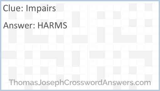 Impairs Answer