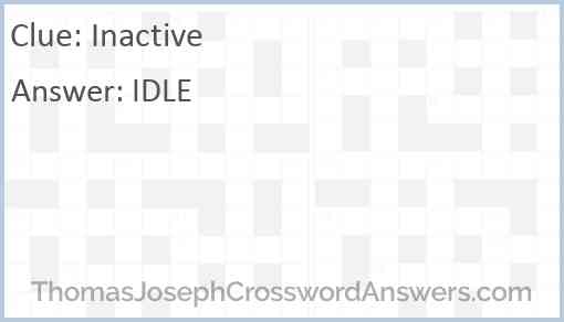Inactive Answer