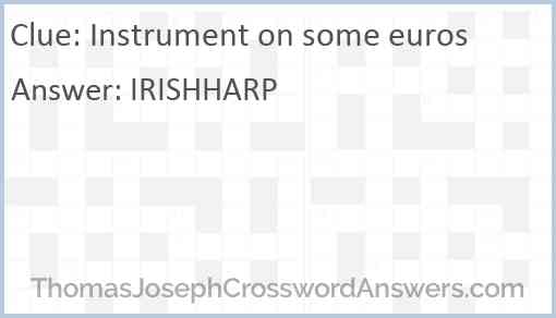 Instrument on some euros Answer