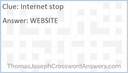 Internet stop Answer