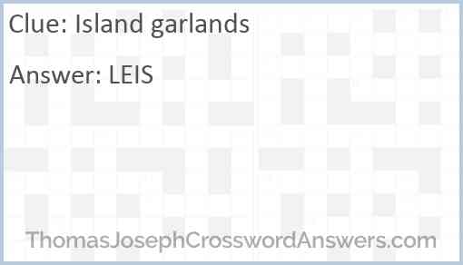 Island garlands Answer