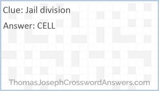 Jail division Answer