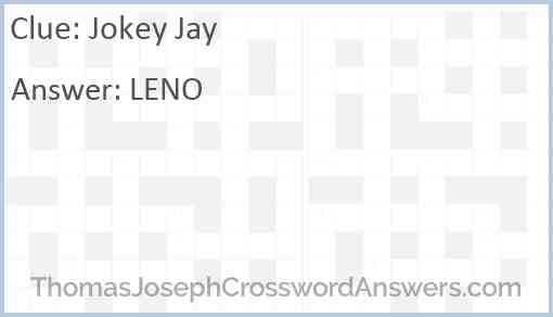 Jokey Jay Answer