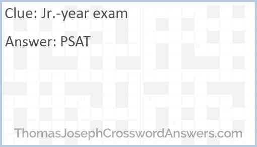 Jr.-year exam Answer