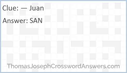 — Juan Answer