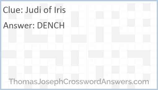 Judi of Iris Answer