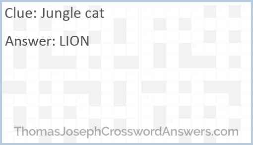 Jungle cat Answer